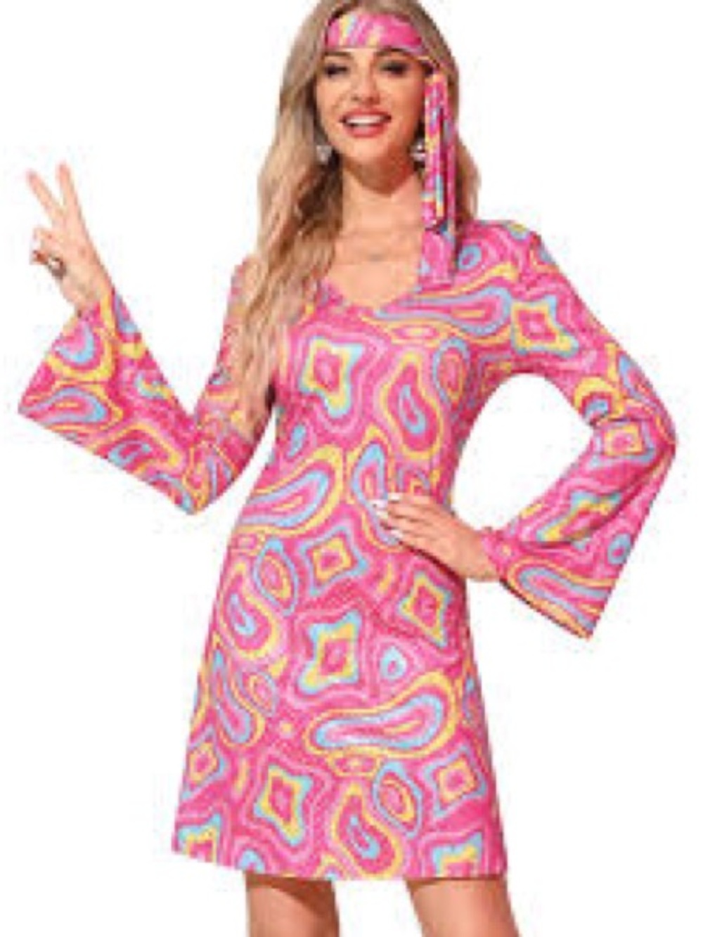 Retro 70’s Look Disco Party Dress